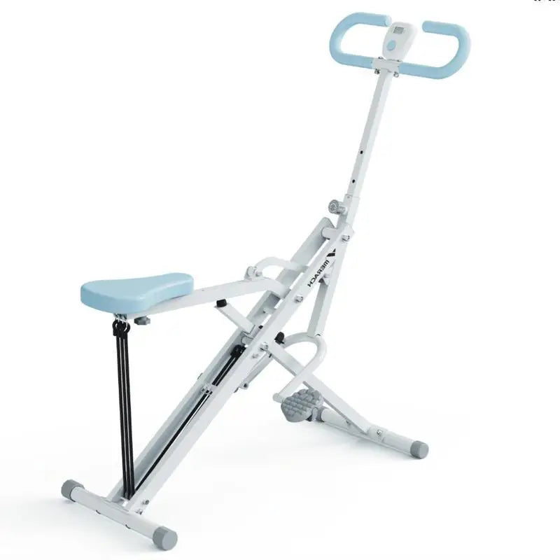 MERACH Squat Machine 2in1 Squat Rowing Machine Easy Setup Foldable Exercise Equipment Glute Trainer Machine Glutes Leg Home Fit