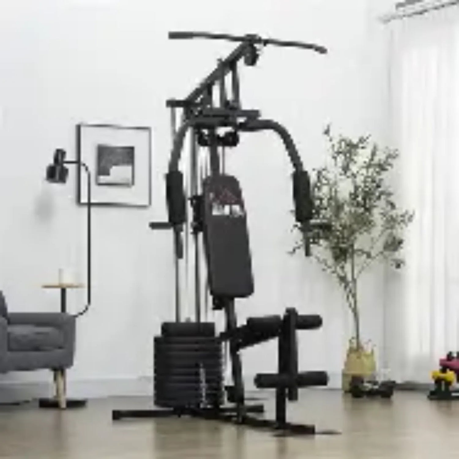 Multifunctional Workout and Squat Machines