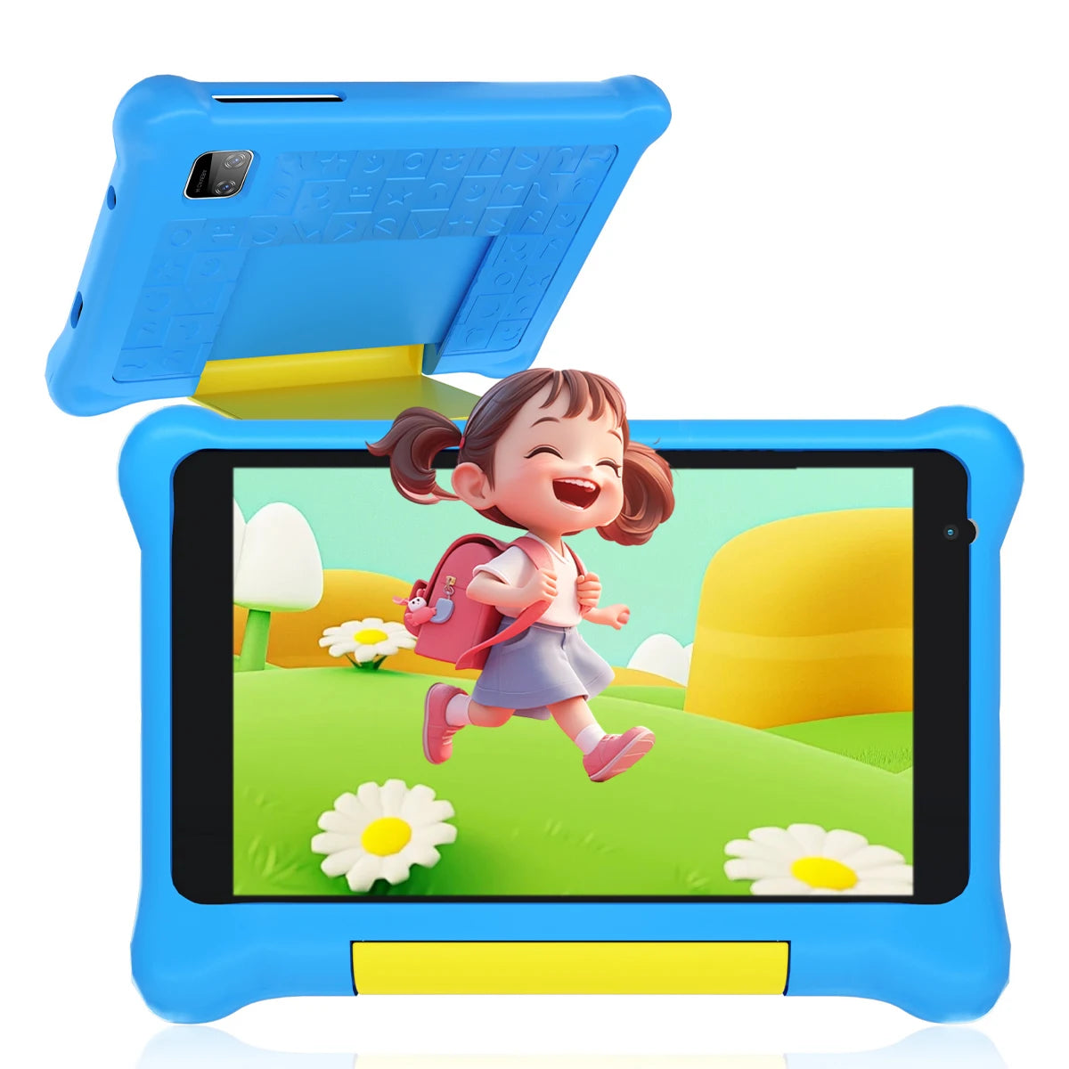 7Inch Kid Tablet Android13, 5GB RAM 32GB ROM,128GB Expand,WiFi,2500mAh Battery,Dual Camera, Children's Gift Kids Software,PK BDF