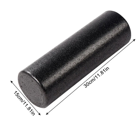 High Density Foam Rollers 12 Inch Solid Core Foam Massage Roller Round Back Legs Foam Roller for Exercise Yoga Pilates Physical