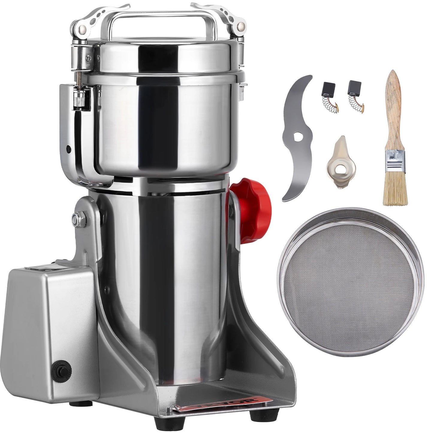 SucceBuy 150-2500g Electric Grain Mill Grinder Commercial Swing Spice Grinders for Dry Herbs Grains Spices Cereals Coffee Corn