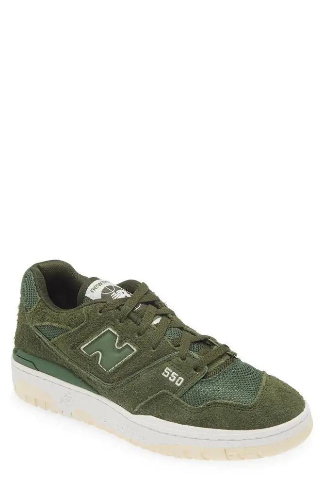 New Balance 550 Unisex Black White Basketball Sneakers Sports Footwear for Men and Women