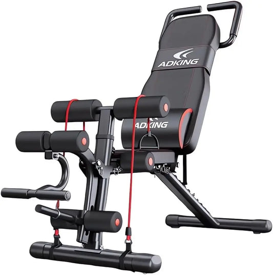 Multi-Functional Roman Chair Hyperextension Bench Adjustable Back Extension Abdominal Workout Core Strengthener Home Gym Equipme