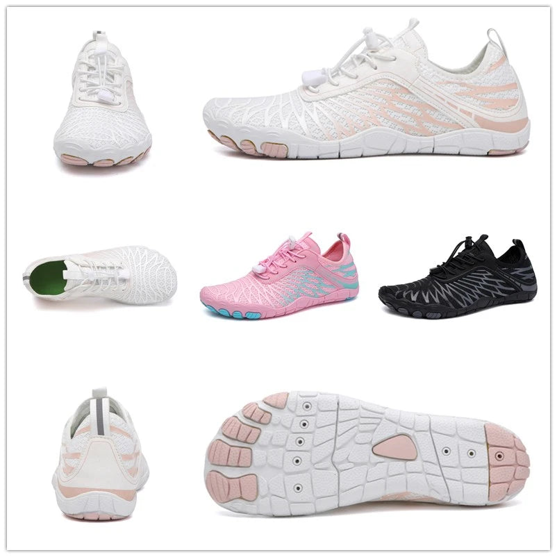Unisex Quick Dry Water Shoes Beach Pool Surfing Kayak Casual Barefoot Lightweight Hiking Sneakers Swimming Wading Surfing Sports