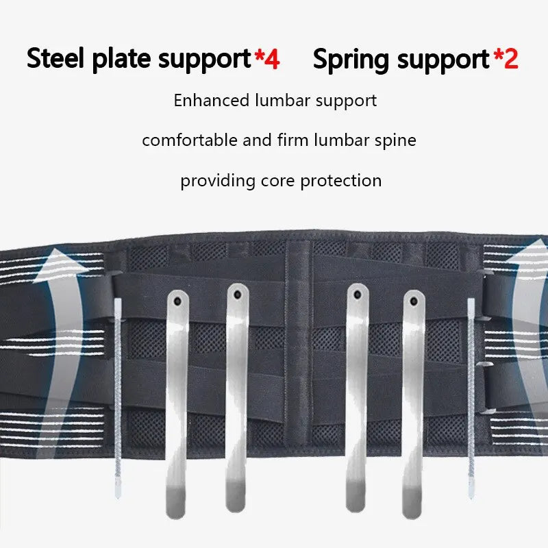 Back Brace for Lower Back Pain, Immediate Pain Relief from Sciatica,Scoliosis, Breathable Decompression Lumbar Support Belt