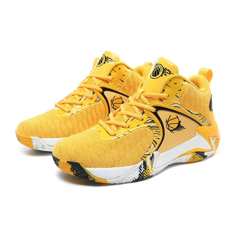 Men's basketball shoes, lightweight and breathable sports shoes, anti slip sports shoes, running and walking shoes