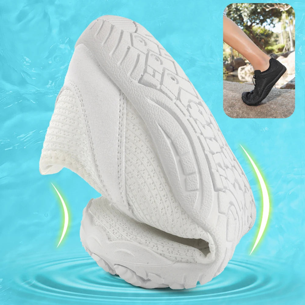 Water Shoes for Men Women Quick-Dry Barefoot Shoes Breathable Outdoor Athletic Sport Shoes for Swimming Boating Diving Surfing