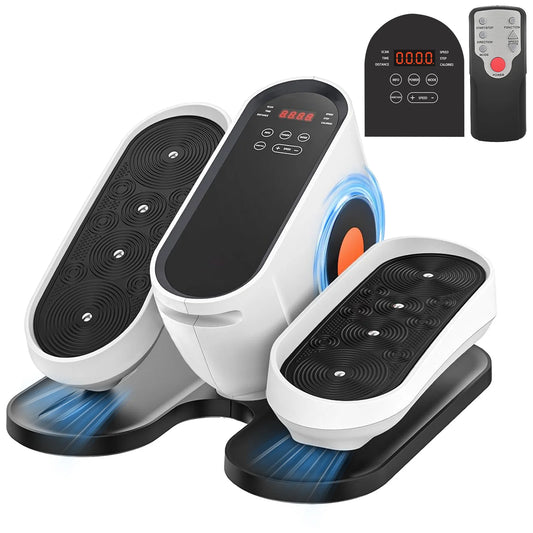 Portable Under-Desk Elliptical Machine 15-Speed Electric Seated  Pedal Exerciser 5 Automatic Modes for Leg Fitness Equipment