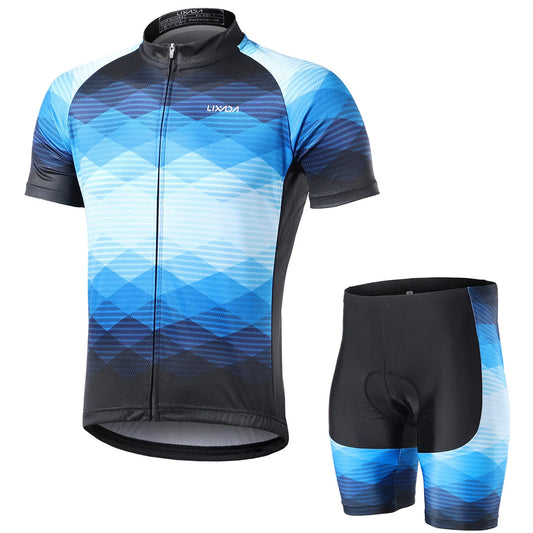 Men Short Sleeve Cycling Jersey MTB Maillot Bike Shirt Breathable Mountain Pro Team Bicycle Sports Clothing