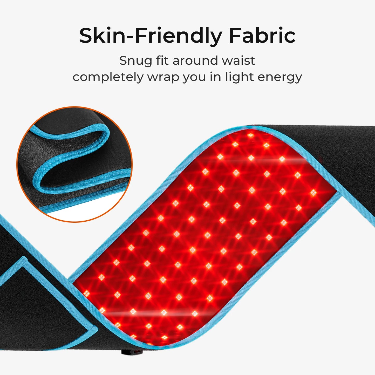 Red Light Therapy Belt LED Red Light Shoulder Back Waist Pain Relief Therapy Pad Infrared light Device Muscles Recover