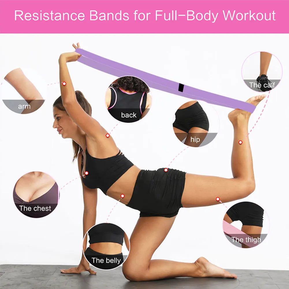 3PCS Fitness Resistance Bands Yoga Pilates Pull Up Assist Band Heavy Duty Sports Elastic Belt Elastic Bands Booty Band Home Gym