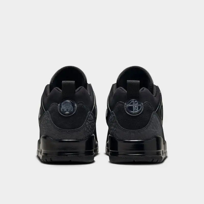 Men's Jordan Spizike Low Running Sneakers Black White Red Comfortable Casual Shoes for Active Lifestyle