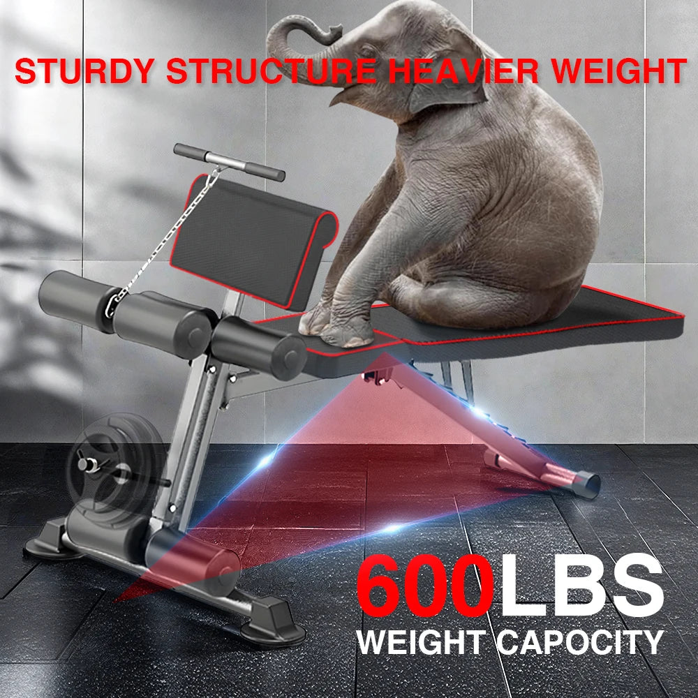 Multi-functional dumbbell bench and push rack combination, adjustable weight bench - practical fitness bench for exercise