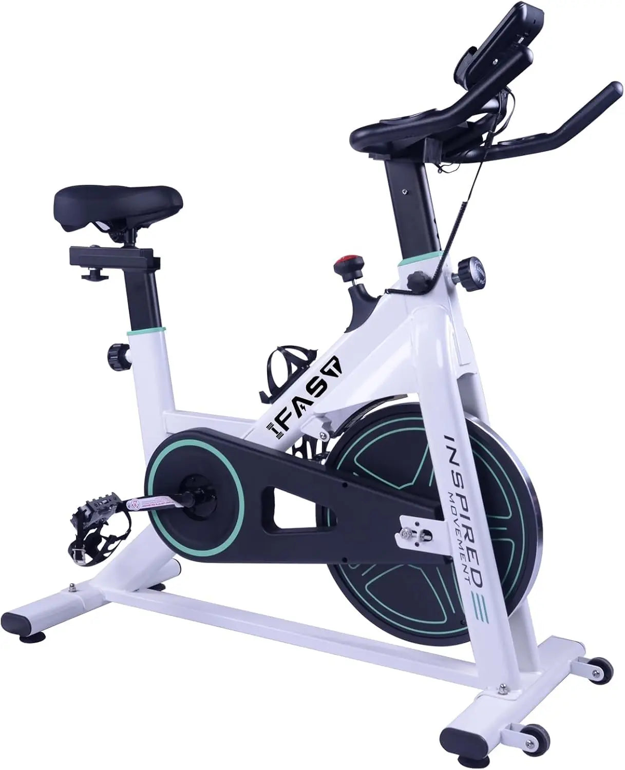 Exercise Bike 300LBS Weight Capacity Smooth Silent 35LB Heavy Flywheel Indoor Cycling Stationary Bike with LCD Monitor for Home