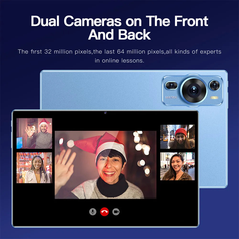 2025 Global Version New Original P60Pro Tablets Android 14 Tab 16GB+1TB 20000mAh High-end 5G Dual SIM Tablet PC With keyboard