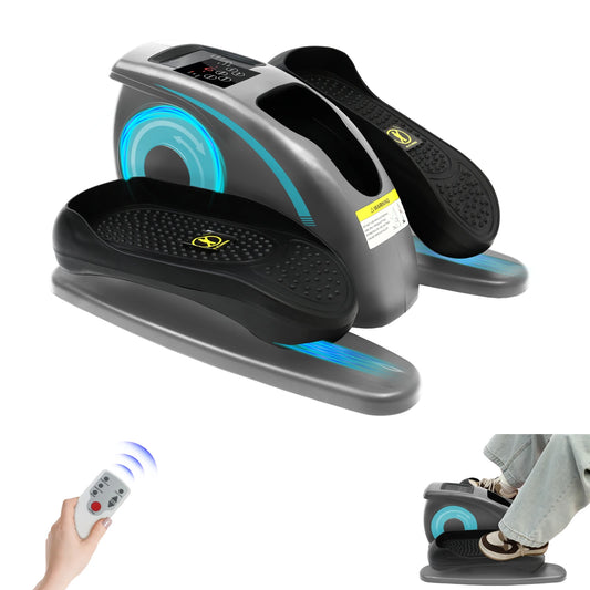 Electric Elliptical Machine Pedal Exerciser Under Desk Touch Screen 5-Speed Portable Trainer Home Office For Adults Seniors