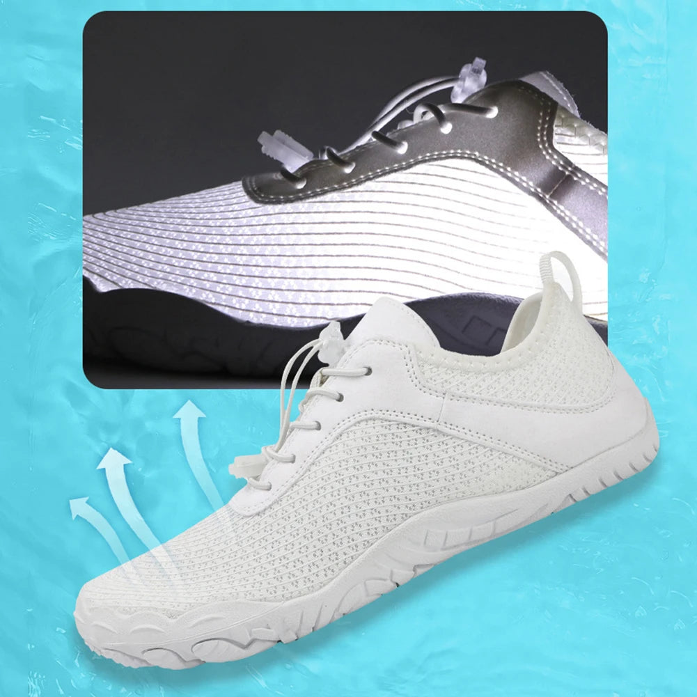 Water Shoes for Men Women Quick-Dry Barefoot Shoes Breathable Outdoor Athletic Sport Shoes for Swimming Boating Diving Surfing