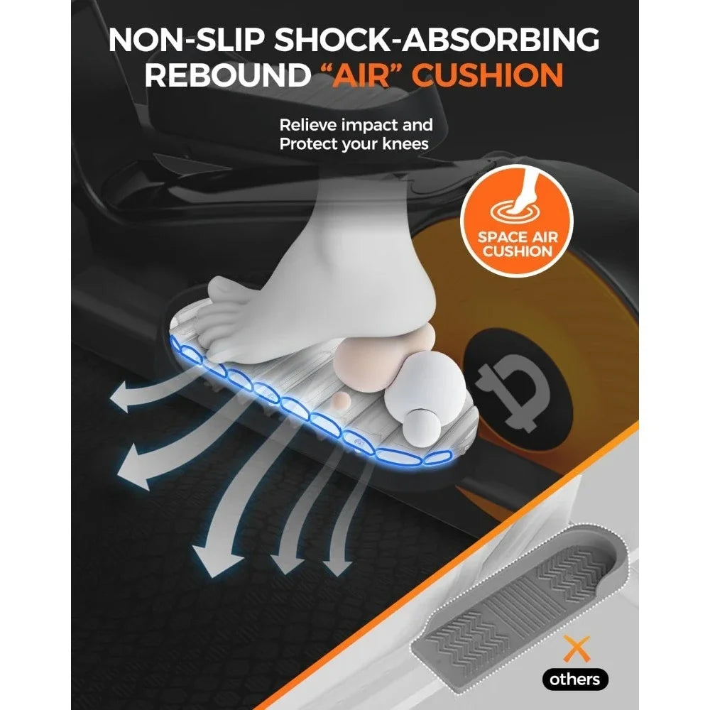 Elliptical Machine, Elliptical Exercise Machine with 16-Level Resistance & Hyper-Quiet Magnetic Driving System